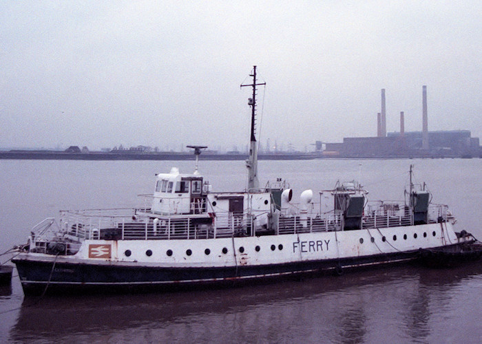 Photograph of the vessel  Catherine pictured laid up at Gravesend on 30th December 1988