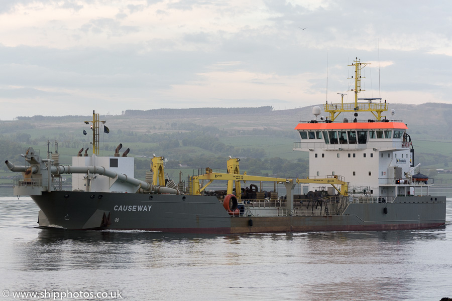 Photograph of the vessel  Causeway pictured passing Greenock on 4th June 2015