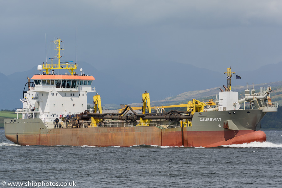 Photograph of the vessel  Causeway pictured passing Greenock on 7th June 2015