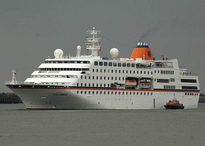 Photograph of the vessel  C. Columbus pictured passing Gravesend on 17th May 2008