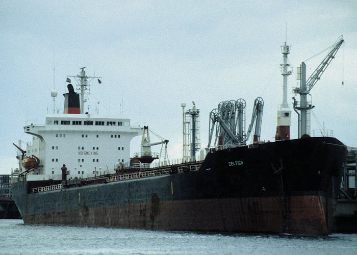 Photograph of the vessel  Celtica pictured in Rotterdam on 20th April 1997