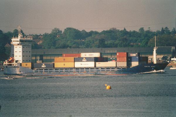 Photograph of the vessel  Celtic King pictured arriving in Southampton on 14th May 2001