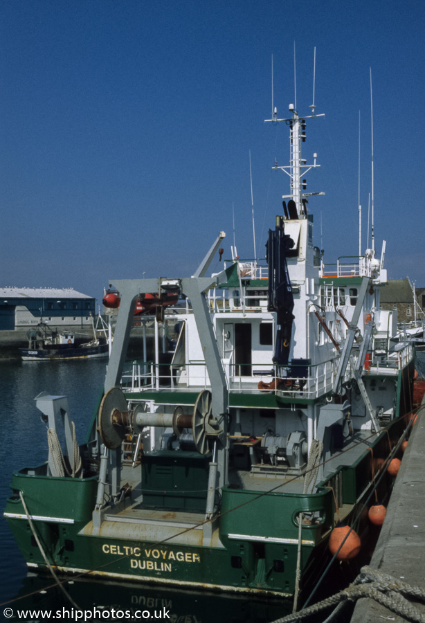 Photograph of the vessel rv Celtic Voyager pictured at Howth on 29th August 1998