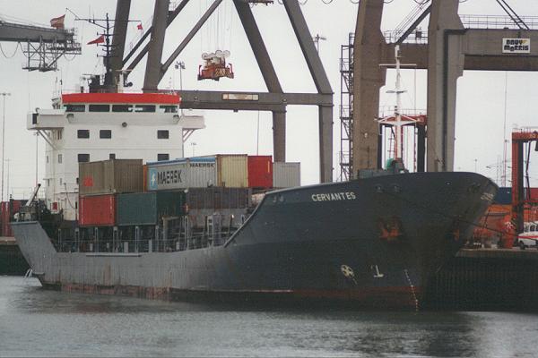 Photograph of the vessel  Cervantes pictured in Southampton on 24th June 1995