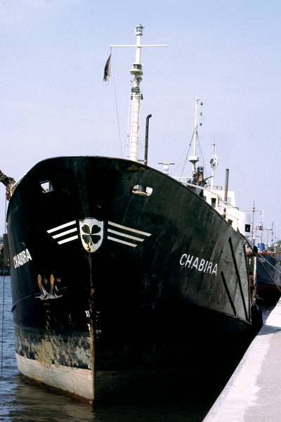 Photograph of the vessel  Chabira pictured in Horsens on 29th May 1998