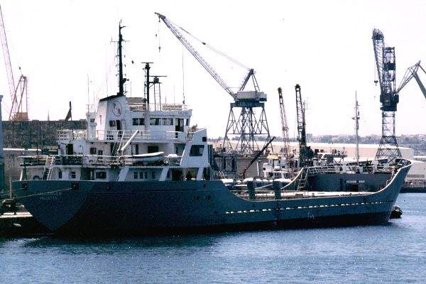Photograph of the vessel  Challenger pictured in Valletta on 1st July 1999