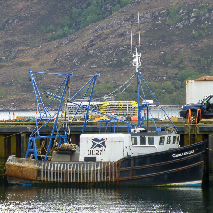Photograph of the vessel fv Challenger pictured at Ullapool on 6th May 2014