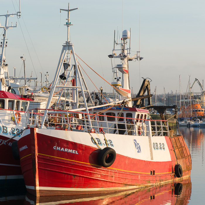 Photograph of the vessel fv Charmel pictured at Royal Quays, North Shields on 29th December 2014