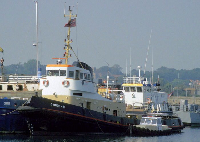 Photograph of the vessel  Chief-R pictured at Poole on 26th September 1997