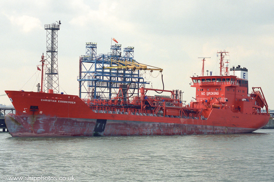 Photograph of the vessel  Christian Essberger pictured at Fawley on 22nd September 2001