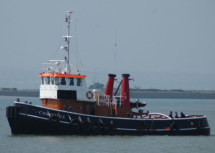 Photograph of the vessel  Christine pictured on the River Medway on 22nd May 2010