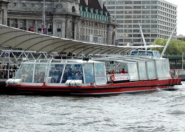 Photograph of the vessel  City Gamma pictured in London on 18th May 2008