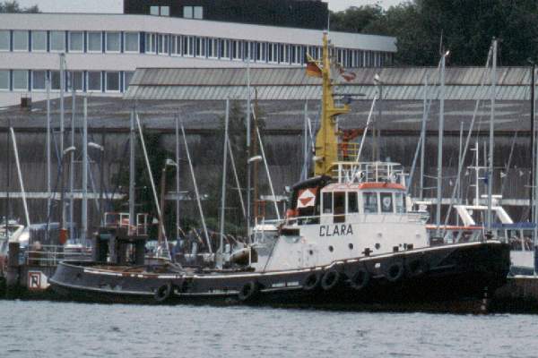 Photograph of the vessel  Clara pictured in Travemünde on 27th May 2001