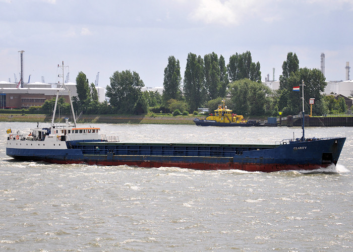 Photograph of the vessel  Clarity pictured passing Vlaardingen on 23rd June 2012