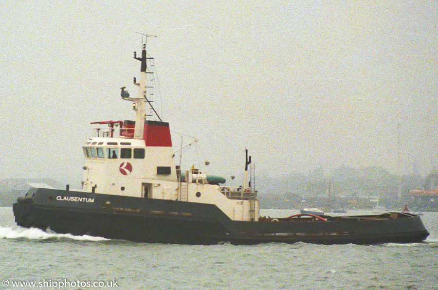 Photograph of the vessel  Clausentum pictured at Southampton on 12th March 1989