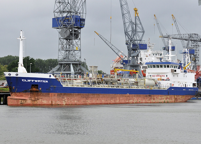 Photograph of the vessel  Cliffwater pictured in Eemhaven, Rotterdam on 24th June 2012