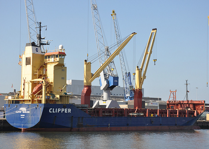 Photograph of the vessel  Clipper Mandarin pictured in Waalhaven, Rotterdam on 26th June 2011