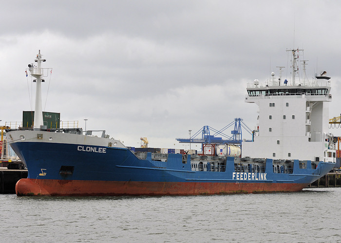 Photograph of the vessel  Clonlee pictured in Prinses Beatrixhaven, Rotterdam on 24th June 2012