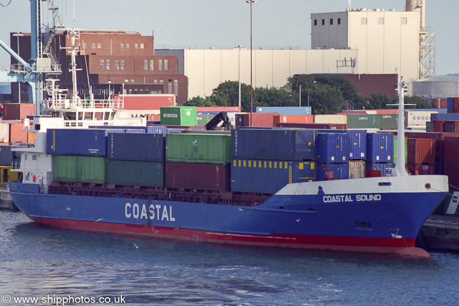 Photograph of the vessel  Coastal Sound pictured at Dublin on 15th August 2002