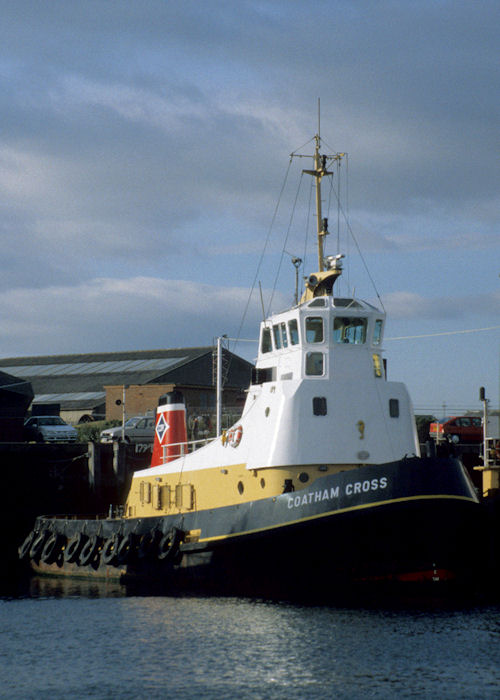 Photograph of the vessel  Coatham Cross pictured at Middlesbrough on 4th October 1997
