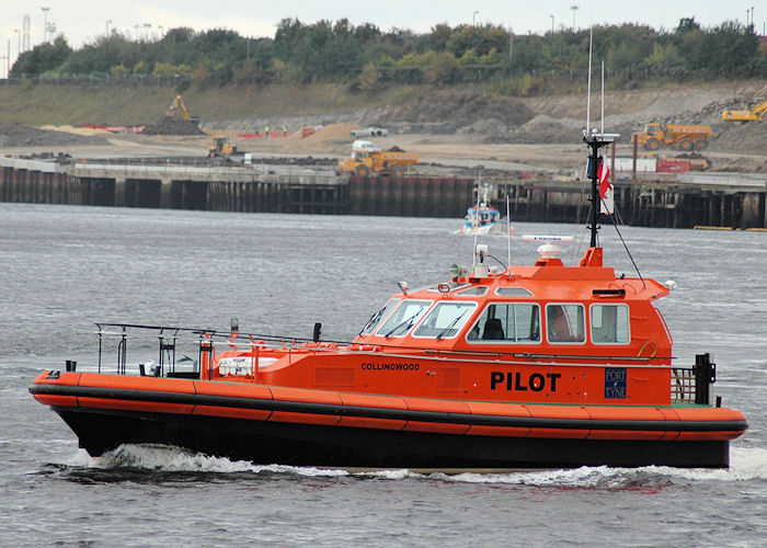 Photograph of the vessel pv Collingwood pictured at North Shields on 25th September 2009
