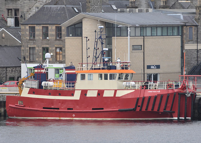 Photograph of the vessel  Constructor pictured at Lerwick on 10th May 2013