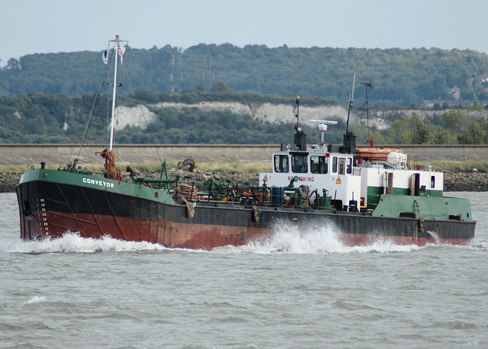 Photograph of the vessel  Conveyor pictured on the River Thames on 10th August 2006