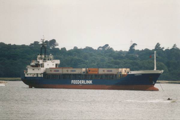Photograph of the vessel  Corinna pictured on Southampton Water on 8th September 1996