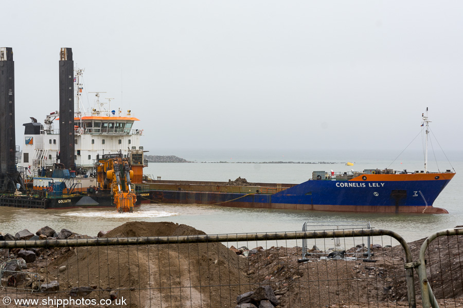 Photograph of the vessel  Cornelis Lely pictured at Nigg Bay, Aberdeen on 31st May 2019