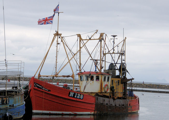 Photograph of the vessel fv Crimson Arrow pictured at Girvan on 1st May 2010