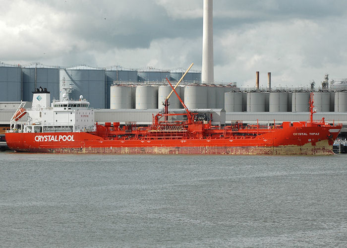 Photograph of the vessel  Crystal Topaz pictured at Vlaardingen on 21st June 2010