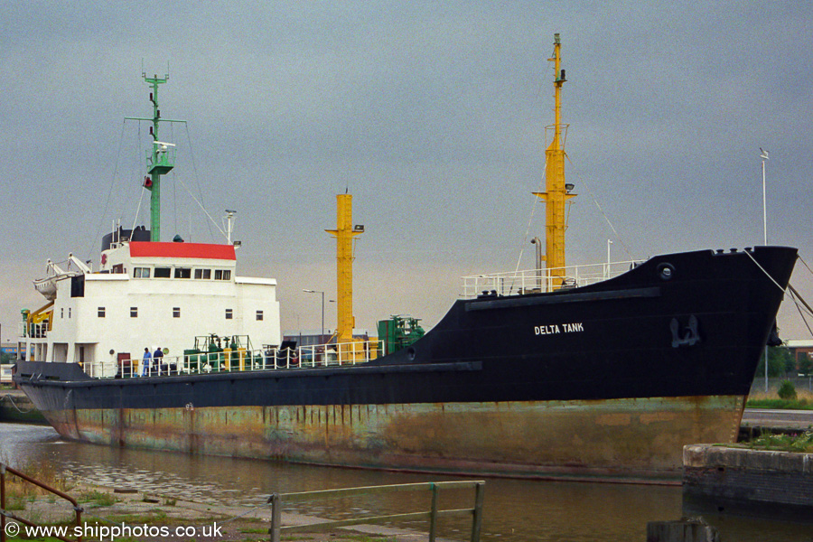 Photograph of the vessel  Delta Tank pictured laid up in William Wright Dock, Hull on 11th August 2002