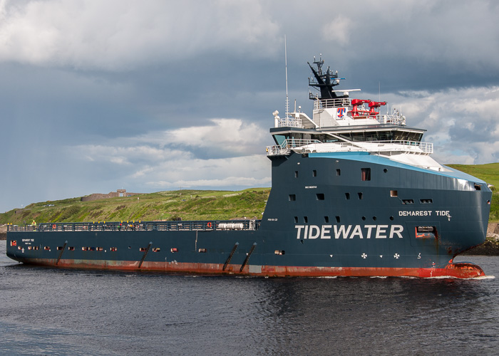 Photograph of the vessel  Demarest Tide pictured at Aberdeen on 11th June 2014