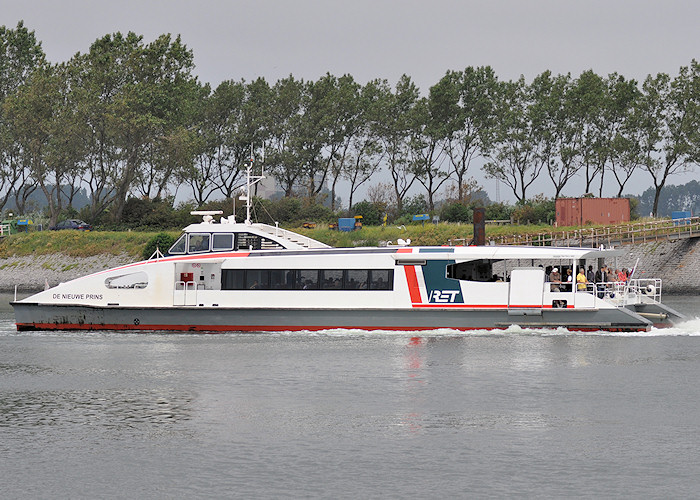 Photograph of the vessel  De Nieuwe Prins pictured departing Scheurhaven, Europoort on 26th June 2011