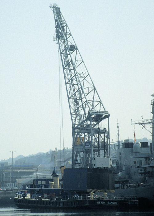 Photograph of the vessel  Devon Samson pictured in Devonport Naval Base on 27th September 1997