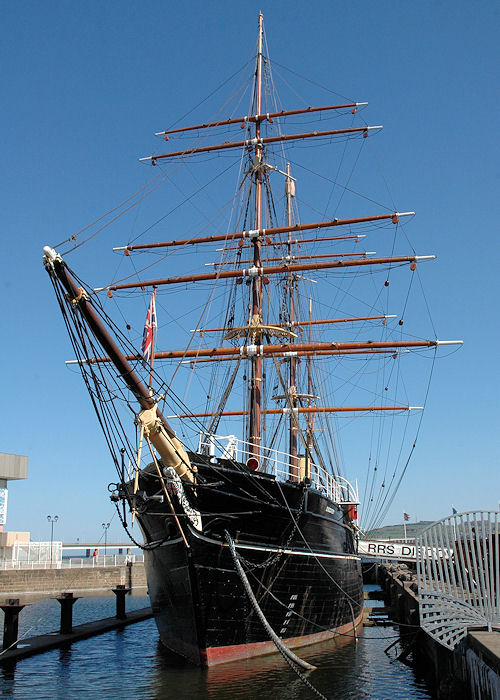 Photograph of the vessel RRS Discovery pictured at Dundee on 30th April 2011