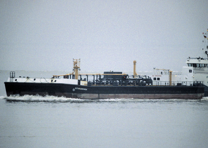 Photograph of the vessel  Dithmarschen pictured on the River Elbe on 27th May 1998