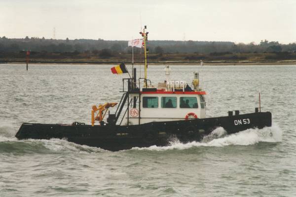 Photograph of the vessel  DN 53 pictured in Southampton on 16th February 1998