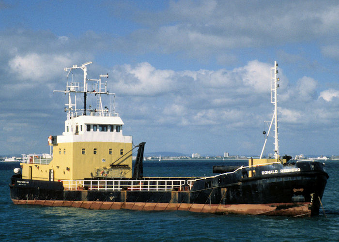 Photograph of the vessel  Donald Redford pictured in the Solent on 13th July 1997