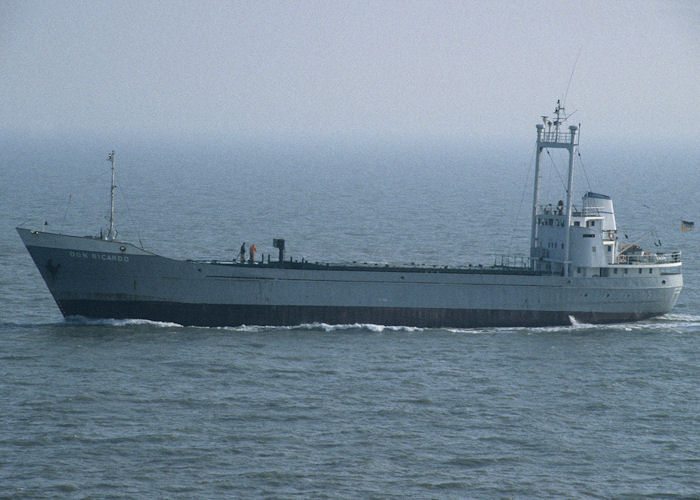 Photograph of the vessel  Don Ricardo pictured in the North Sea on 15th April 1996