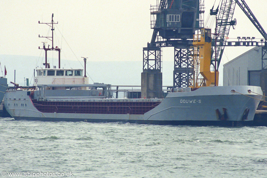 Photograph of the vessel  Douwe-S pictured at Poole on 2nd June 2002
