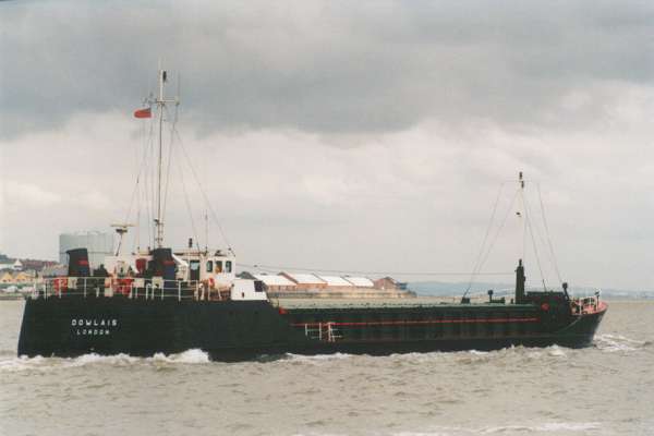 Photograph of the vessel  Dowlais pictured on the River Mersey on 4th August 2000