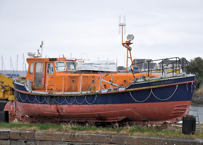 Photograph of the vessel RNLB Duke of Kent pictured at Tayport on 18th April 2012