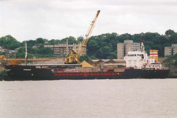 Photograph of the vessel  Dunany pictured on the Thames at Greenwich on 13th June 2000