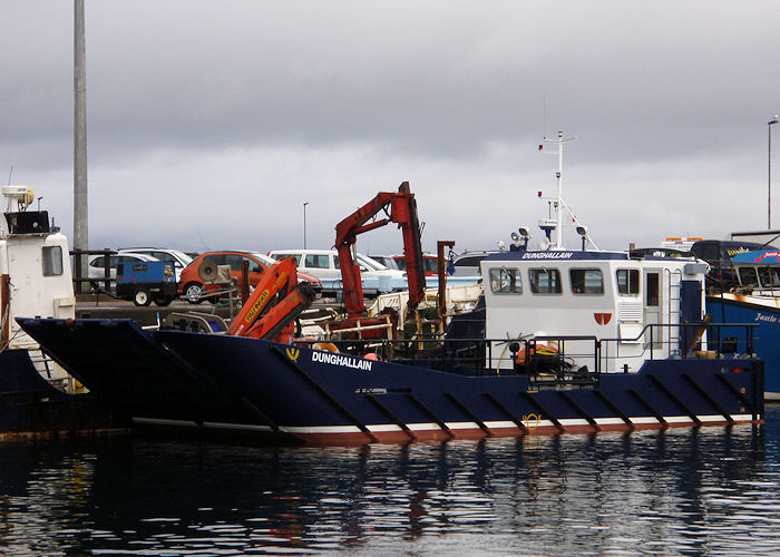Photograph of the vessel  Dunghallain pictured at Mallaig on 9th April 2012