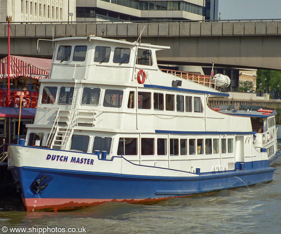 Photograph of the vessel  Dutch Master pictured in London on 3rd September 2002