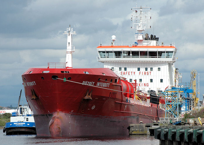 Photograph of the vessel  Duzgit Integrity pictured at Runcorn on 31st July 2010