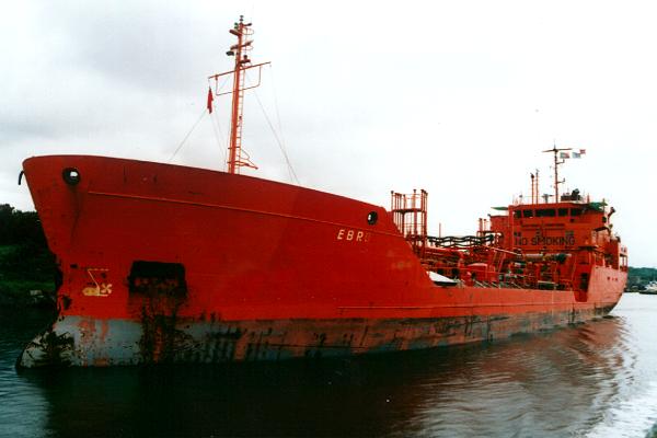 Photograph of the vessel  Ebro pictured at Eastham on 6th June 2001
