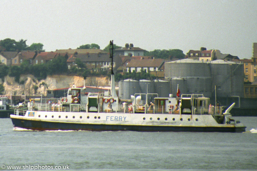 Photograph of the vessel  Edith pictured at Gravesend on 17th June 1989