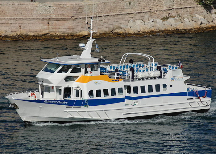Photograph of the vessel  Edmond Dantes pictured in Marseille on 10th August 2008
